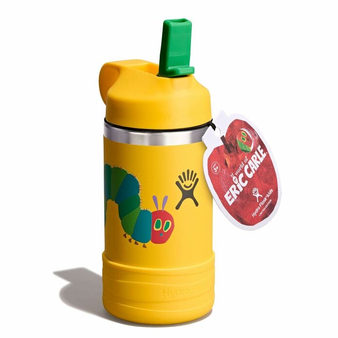 kids-12-oz-bottle-world-of-eric-carletm-s6 le26-w12-1000-kids-12-oz-wide-straw-cap-and-boot-yellow-caterpillar-angled-lid-open-withtag_1.jpg