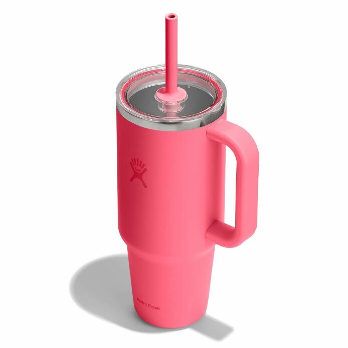 40-oz-travel-tumbler-d8 tt40pscc668-40-oz-travel-tumbler-clear-lid-popstar-pink-angledhigh.jpg