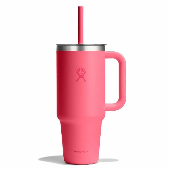 40-oz-travel-tumbler-d8 tt40pscc668-40-oz-travel-tumbler-clear-lid-popstar-pink-straight.jpg